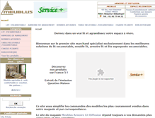 Tablet Screenshot of lit-escamotable.fr